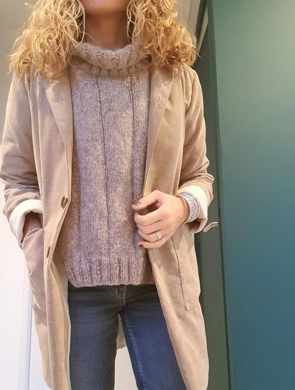 Le pull plastron "RILEY"