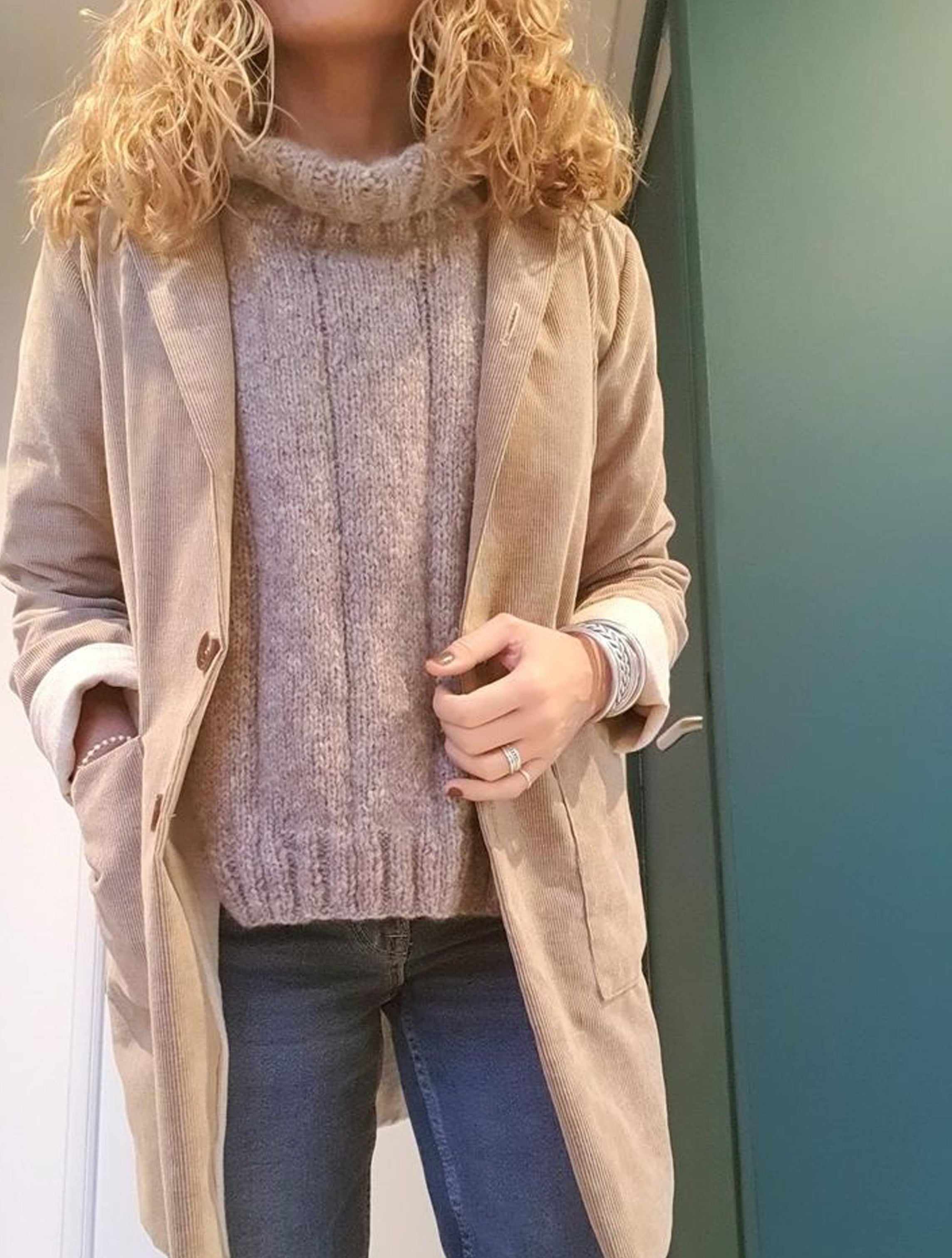 Le pull plastron "RILEY"