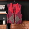 Le gilet "ARIZONA" en solid granny squares