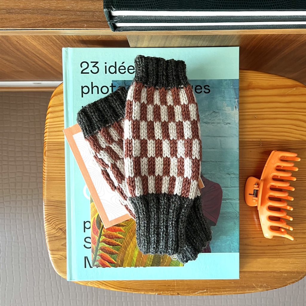 Les mitaines en jacquard "PALMIRA"