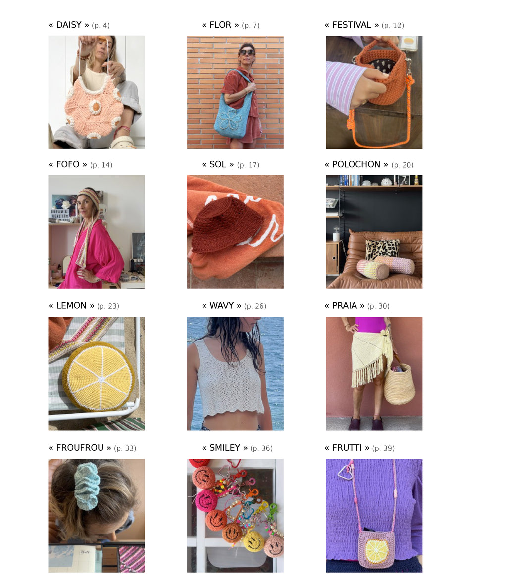 eBOOK CROCHET SUMMER24 = 12 MODÈLES EXCLUSIFS