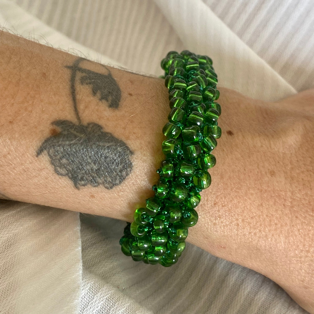 Les bracelets crochetés en perles
