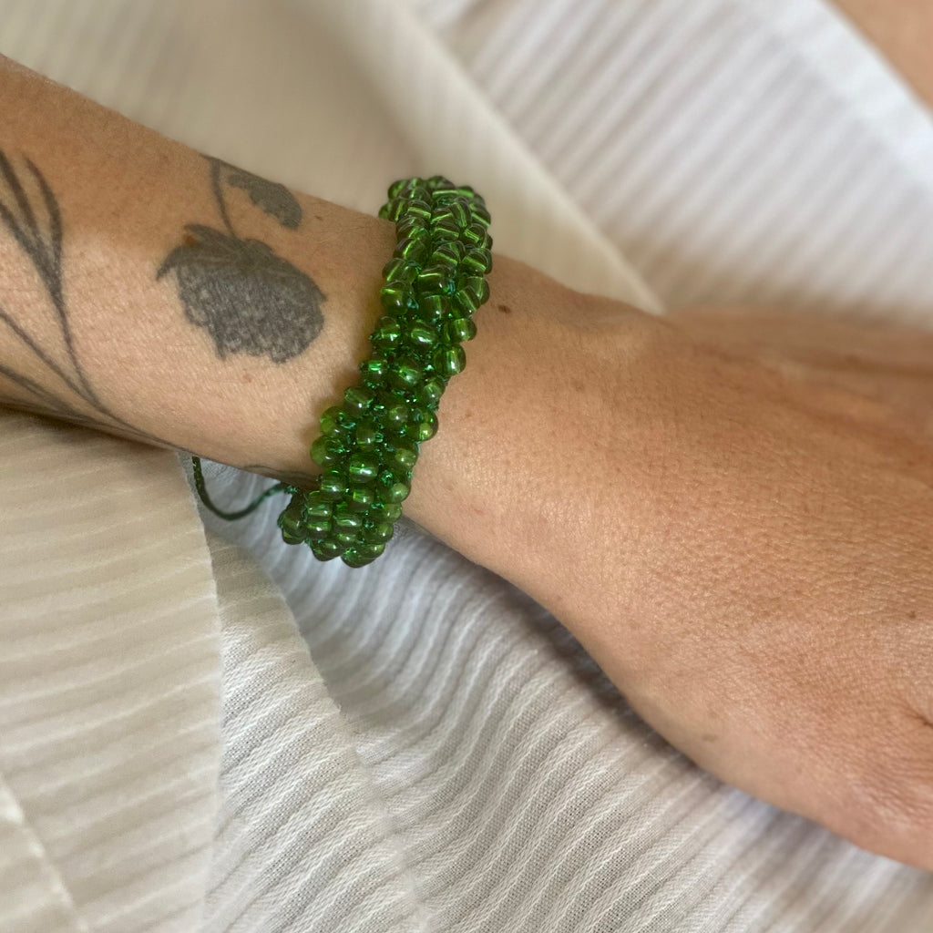 Les bracelets crochetés en perles