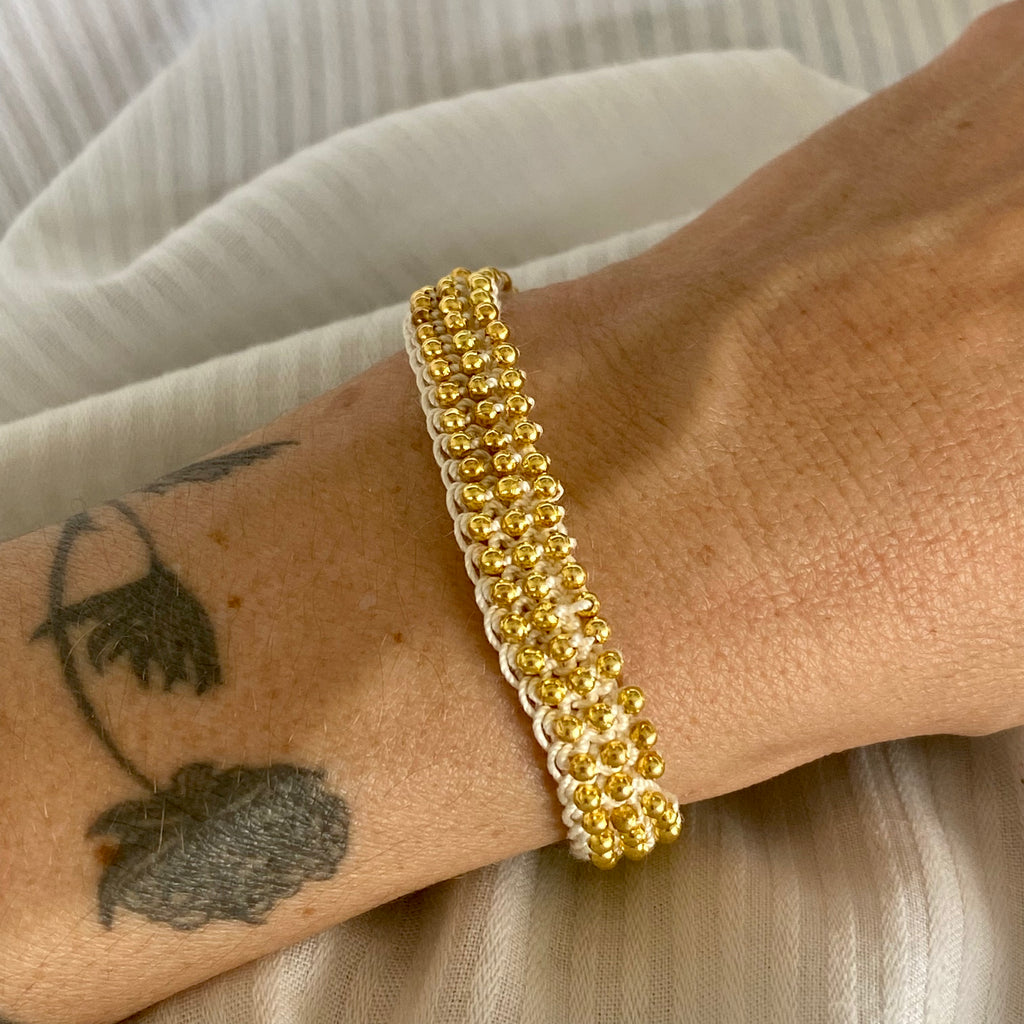 Les bracelets crochetés en perles