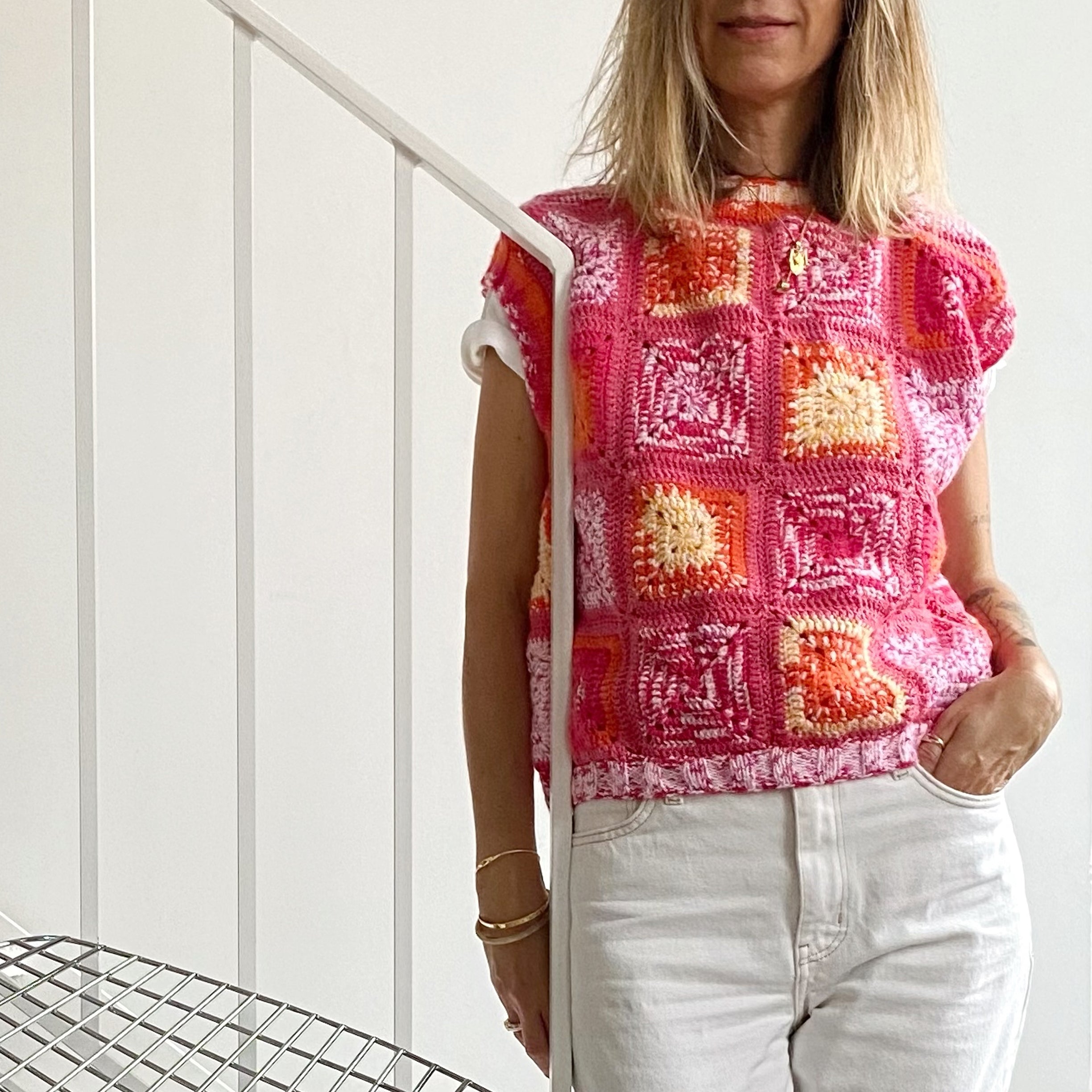 Le TOP "PAVLOVA" slipover en SOLID GRANNY