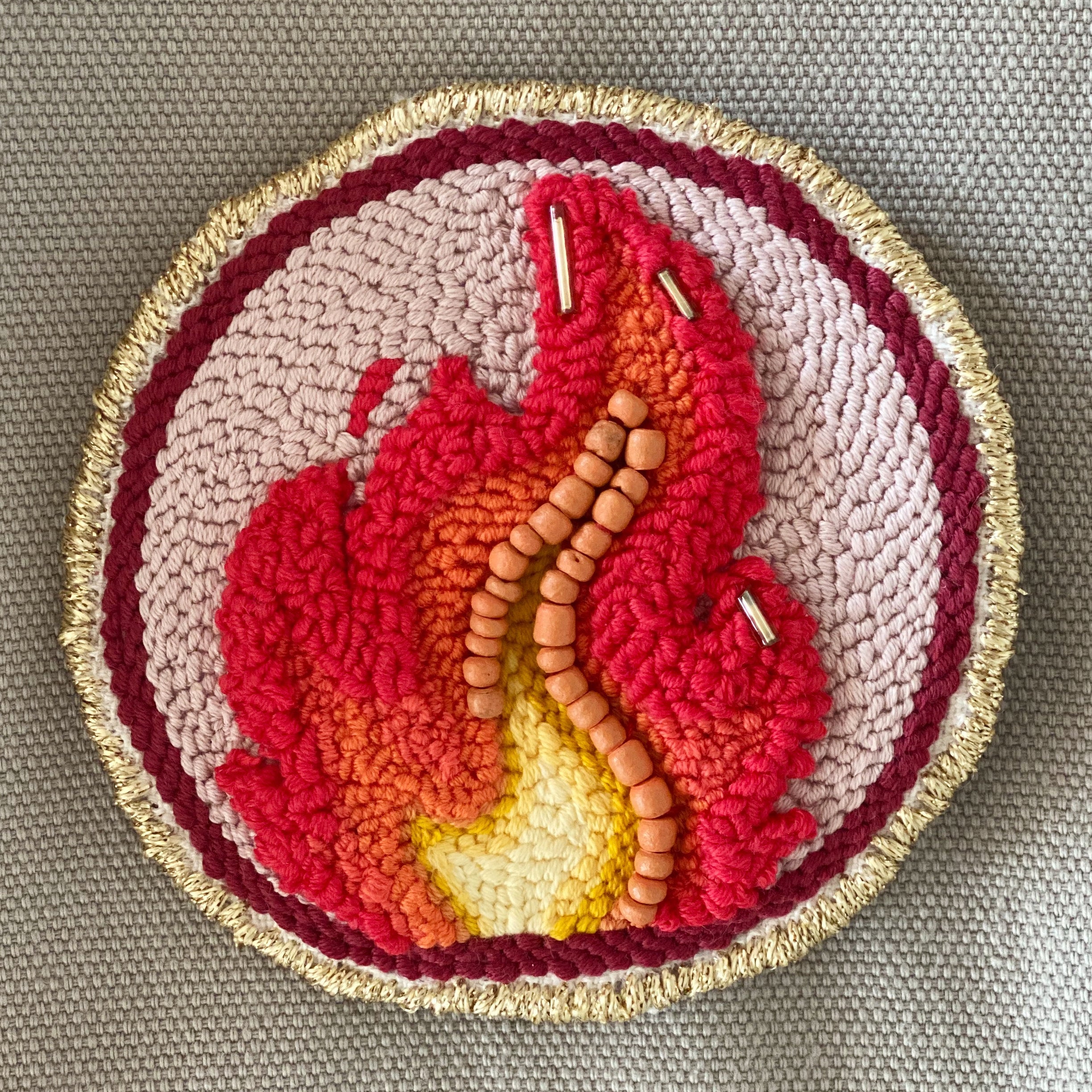 Les Broches - punchneedle